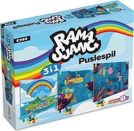 Magni Ramasjang puslespil 3-i-1 Rummet -