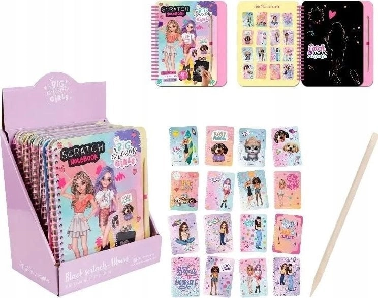 BDGirls Scratch Off Notebook 8435250933815 BD23006