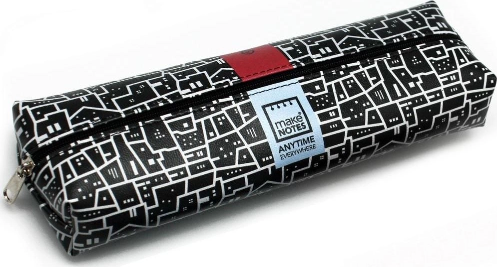 Make Notes BW pencil case large