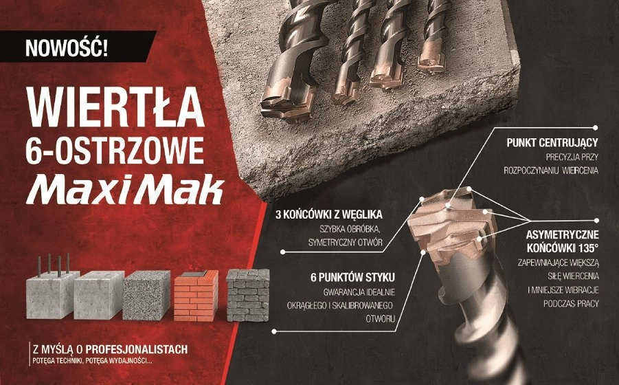 MAKITA WIERTŁO SDS MAX 30x 400x