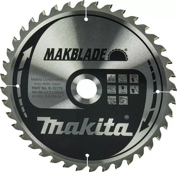 Makita MAKBLADE Circular saw blade Miter