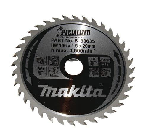 Makita B-33635 circular saw blade 13