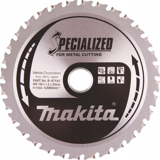 Makita Specialized Circular Saw Blade Circular
