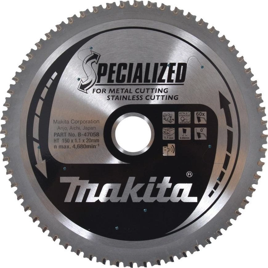 MAKITA CIRCULAR SAW 150x20x60z METAL /