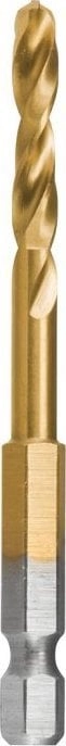 MAKITA WIERTŁO DO METALU HSS-TIN 1/4&quot