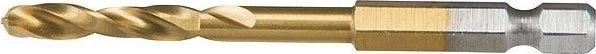 MAKITA WIERTŁO DO METALU HSS-TIN 1/4&quot