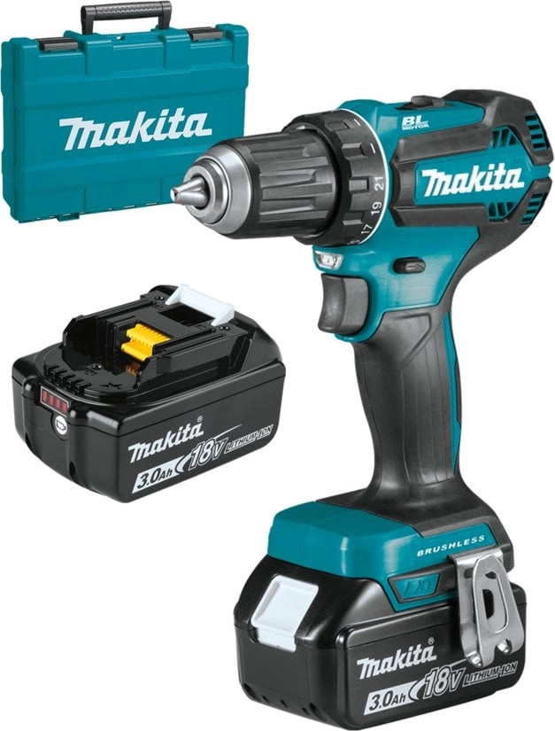 Cordless Drill Driver Makita DDF485RFE 2x3