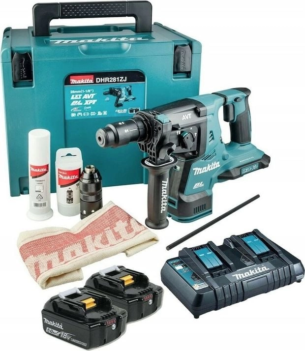 Makita DHR281PT2J drill 5000 RPM SDS