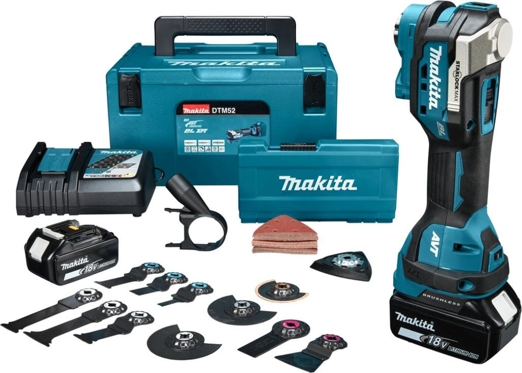 Makita Narzędzie wielofunkcyjne DTM52RFJX2 18 V