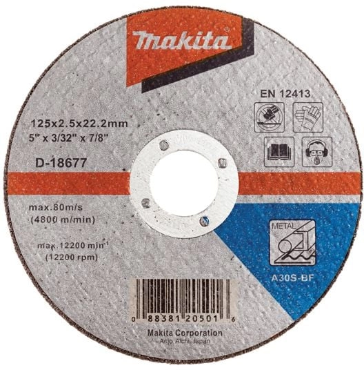 Makita Tarcza do cięcia metalu 125x2