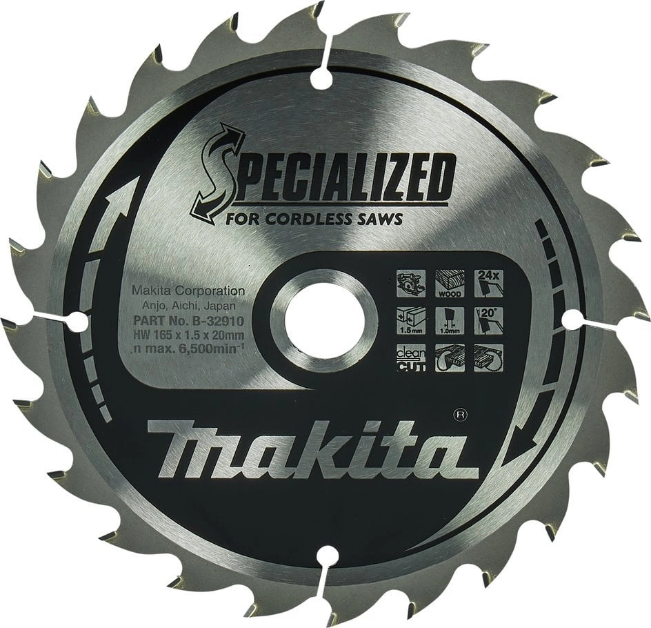 Makita Sintered wood saw SPECIALIZED 165*20MM