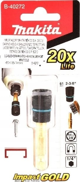 Makita NASADKA 9.6*61MM Z WYMIENNYM