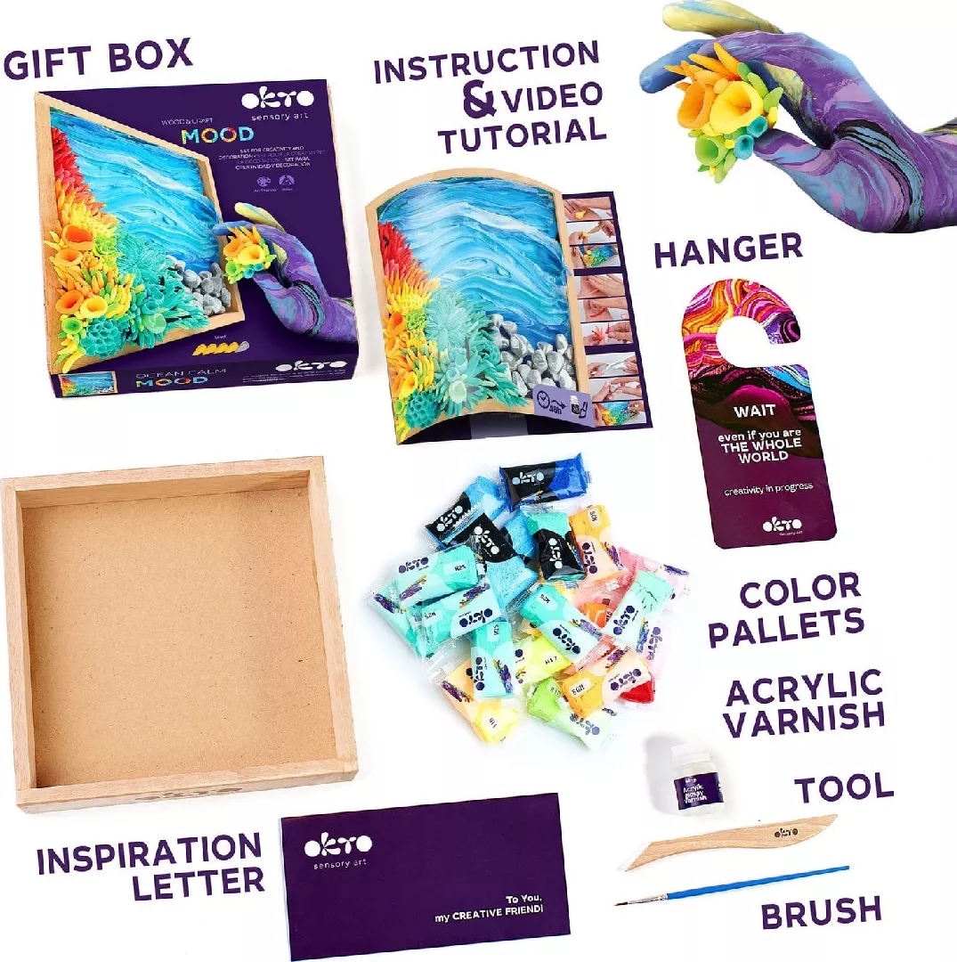 A set for creativity and decoration