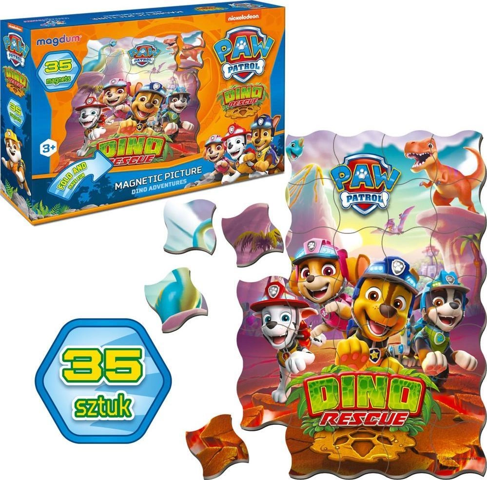 Paw Patrol Dino Rescue ML4034-35 magnets