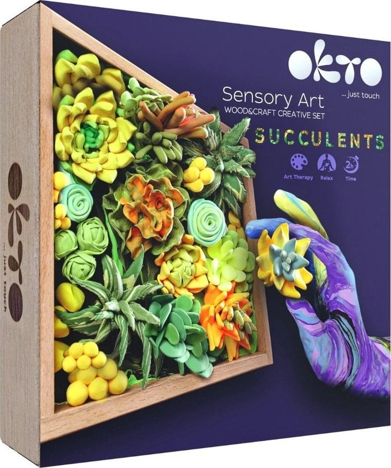 Maksik Creative set WoodCraft DIY Succulents