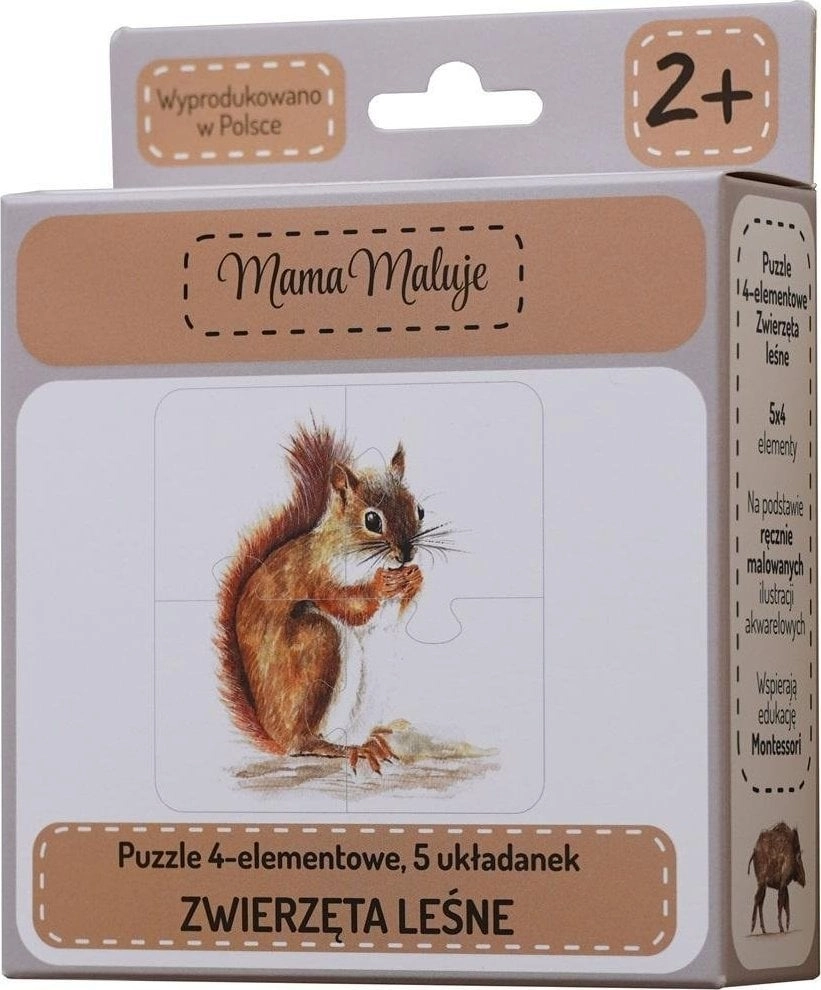 4-piece puzzle Forest animals ( 508604