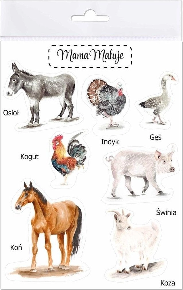 Large stickers Rural animals 2 508805