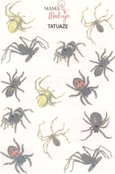 Washable tattoos Arachnids 2 5904673762775