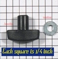 Manfrotto Butterfly and leg clamp screw