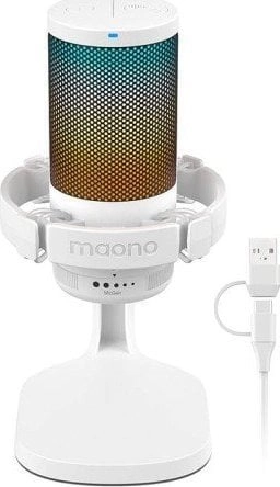 Maono DGM20 GamerWave Condenser Microphone  White