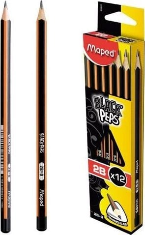 Maped Blackpeps 2B pencil (12 pcs)