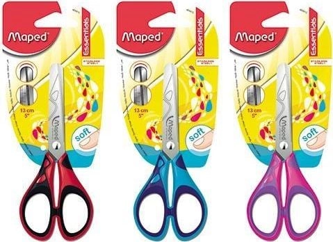 Essentials Soft scissors 13cm MAPED 205584