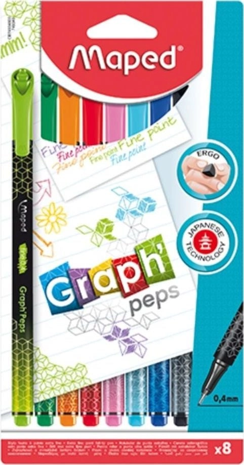 Maped Graph Peps Deco fineliner 8