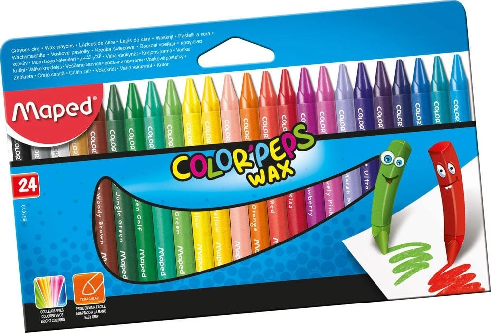 Maped Colorpeps candle crayons 24 colors