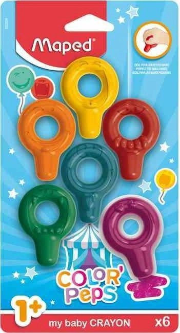 Maped Baby Color`Peps crayons 6 colors