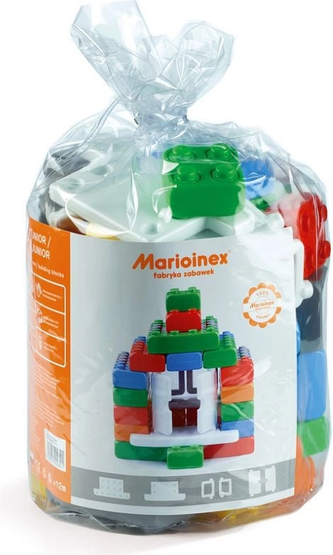Marioinex Klocki cegły junior 40el 5906737902301