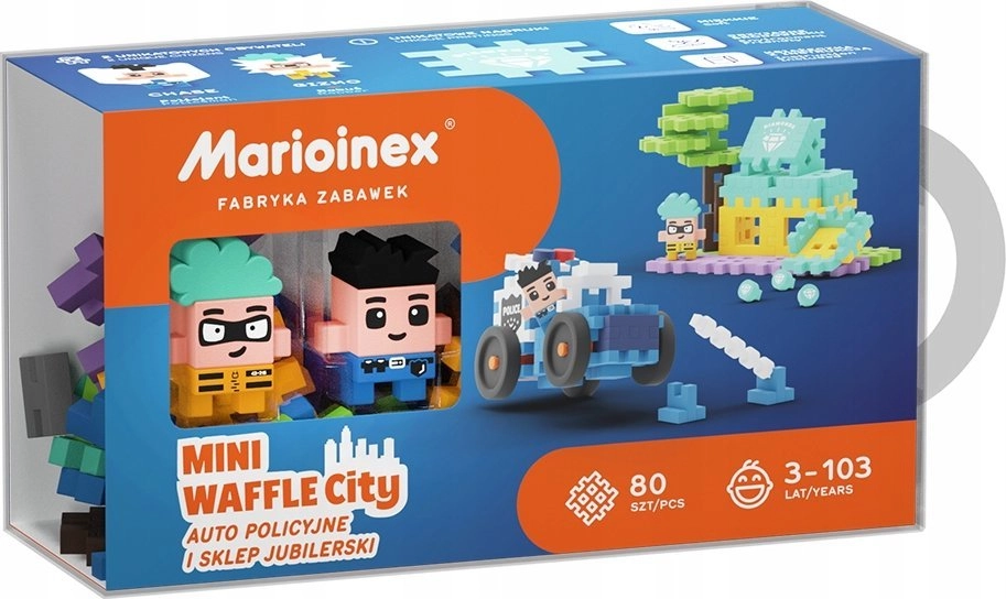 Marioinex Klocki konstrukcyjne Waffle mini -