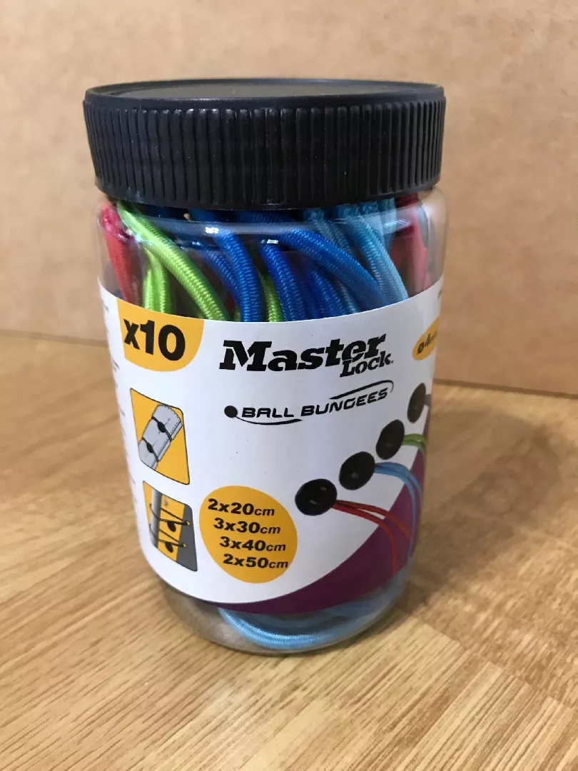 MasterLock Master Lock Gummispannseil 10-PK Kugelsicherung