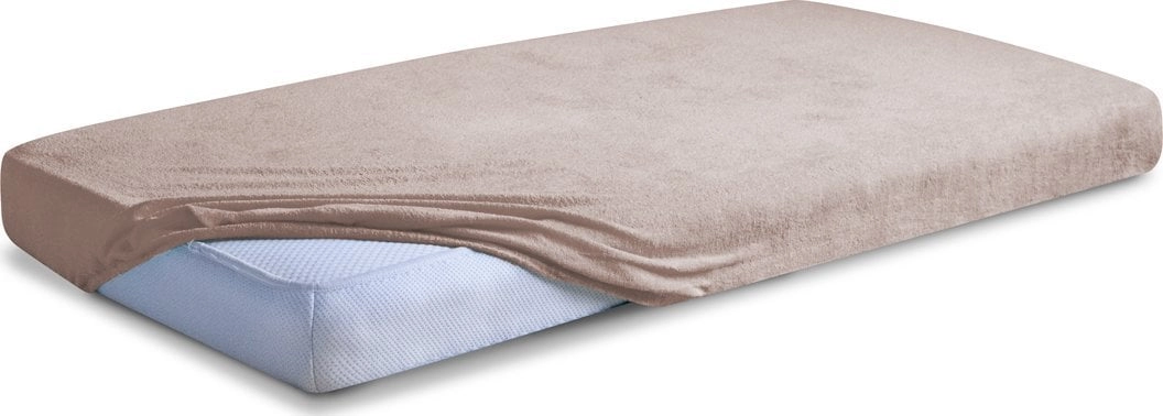 Matex MATEX PRZEŚCIERADŁO FROTTE 140X70 BEŻ