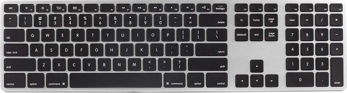 Matias FK416BT Keyboard Wireless Graphite Black