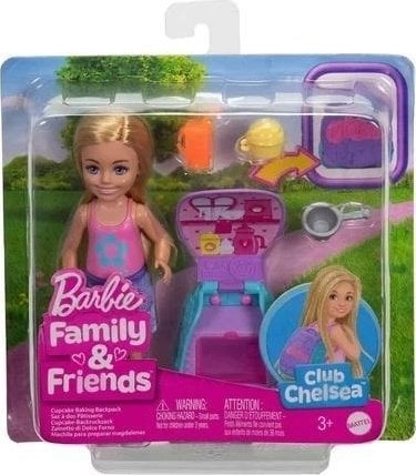 Barbie Chelsea Family  Friends Cupcake Baking