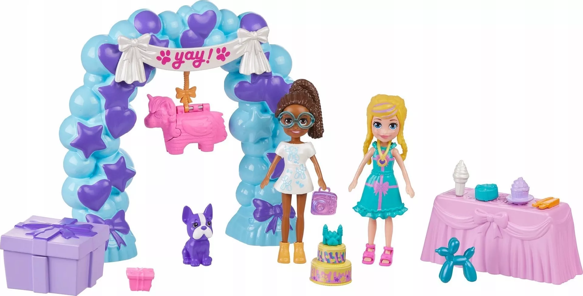 "Polly Pocket" gimtadienio šventės rinkinys