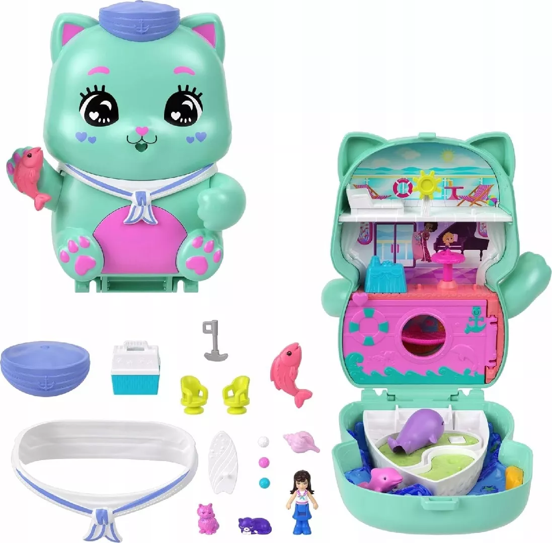 Figurka Mattel Polly Pocket Koci rejs