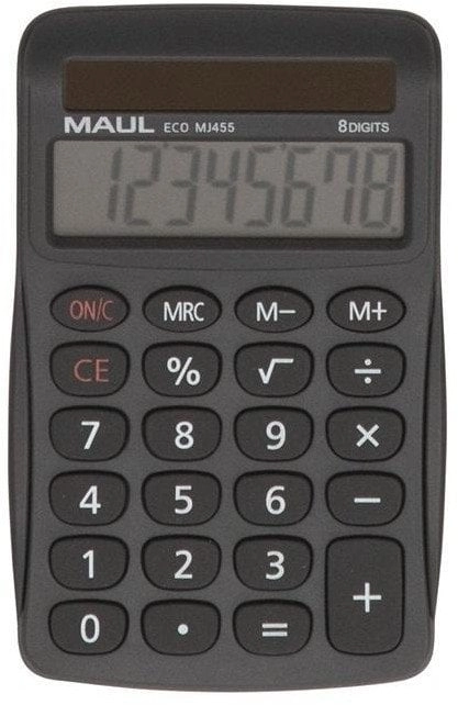 Kalkulator biurkowy ECO MJ455 8-pozycyjny szary