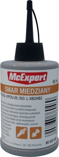 McExpert SMAR MIEDZIANY BUTELKA Z MIESZKIEM