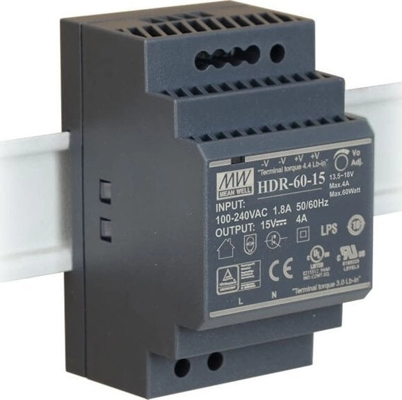 Mean Well 15V power supply for