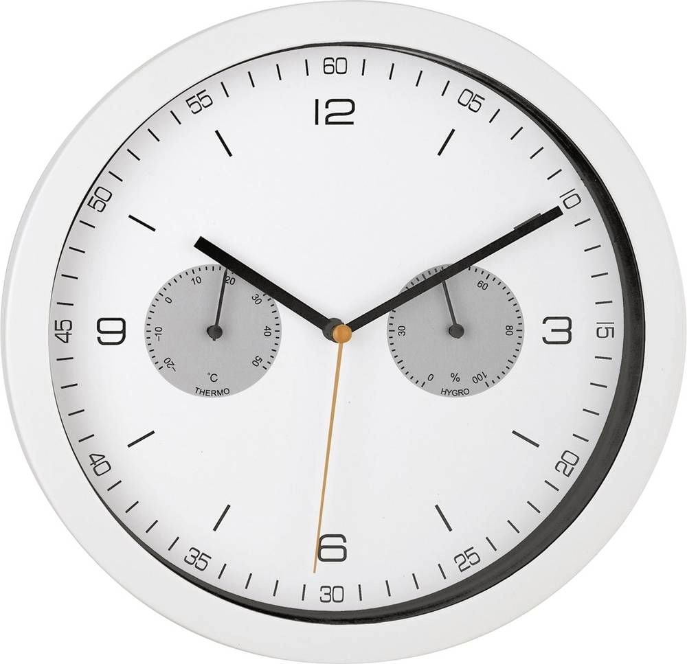 Mebus white Radio controlled Wall Clock