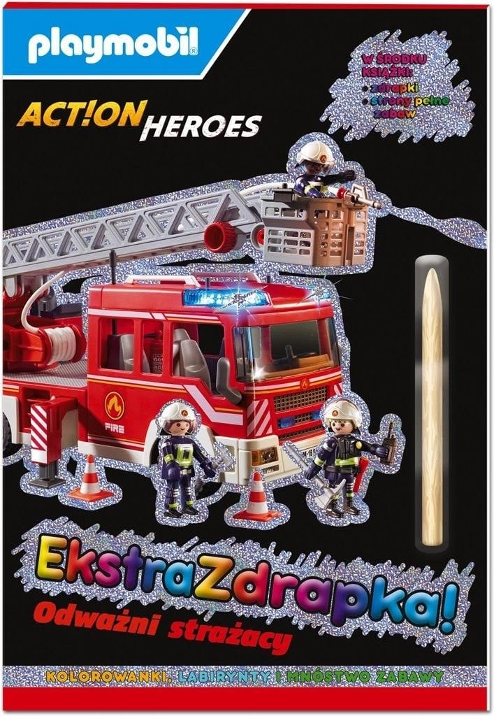 Playmobil Action Heroes. Extra scratch card