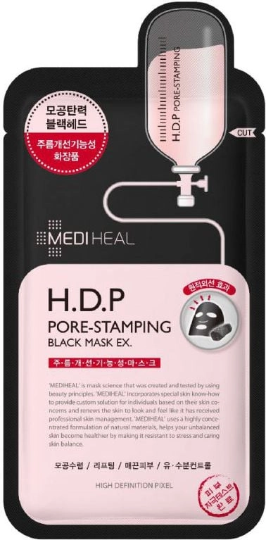 MEDIHEAL_H.D.P Pore-Stamping Black Mask