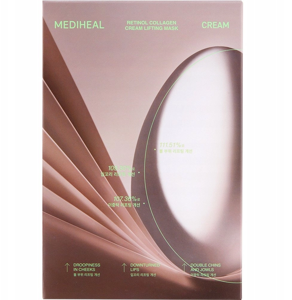 MEDIHEAL_Retinol Collagen Cream lifting face mask