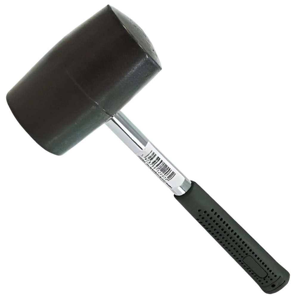Mega Młotek gumowy rączka drewniana 680g