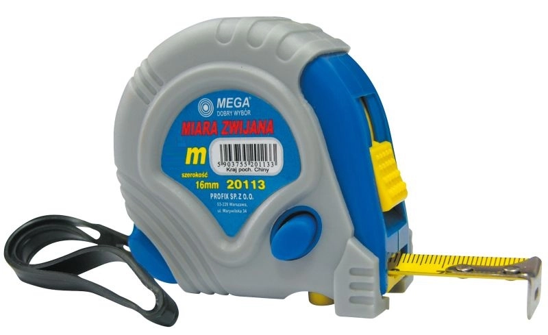 Mega Miara zwijana 5m/19mm 3 stopery