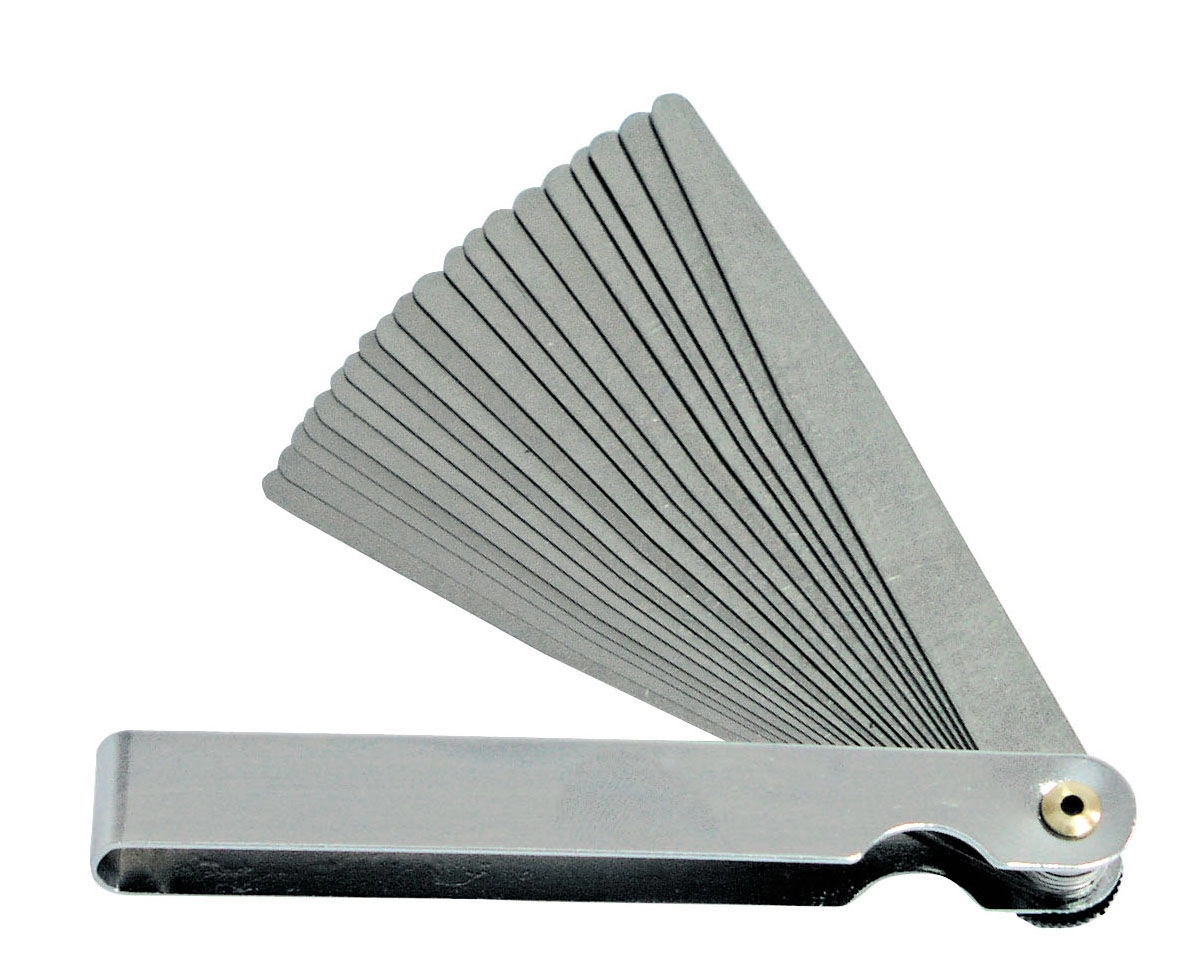 Mega 20-blade feeler gauge 0.05-1