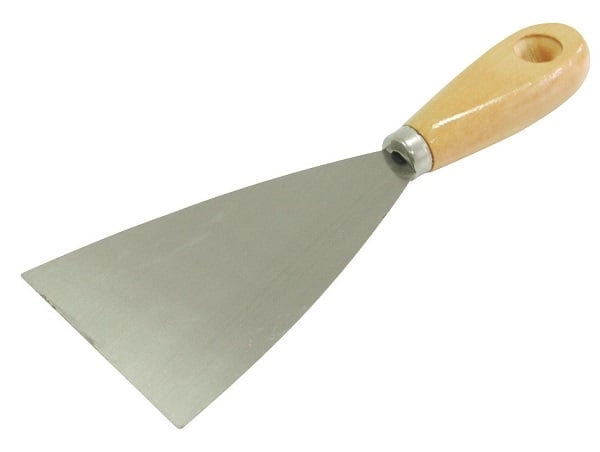 Mega construction spatula with wooden handle