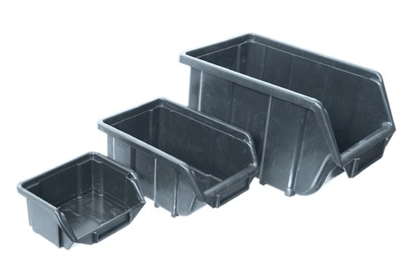 Mega Pojemnik magazynowy czerwony 160x250x129mm (35531C)