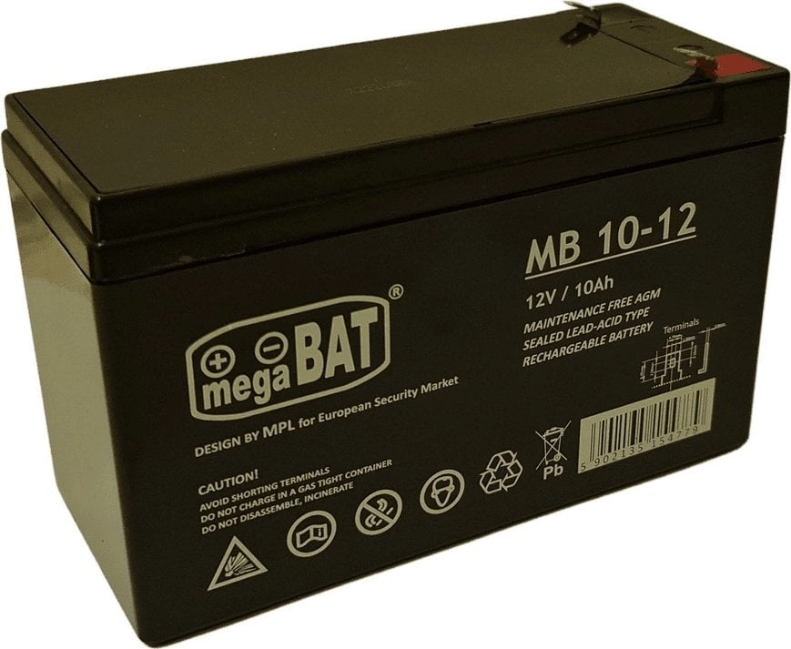 UPS MegaBat Akumulator AGM 12V 10Ah